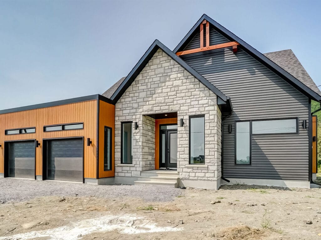Contemporary bungalow built by Solico