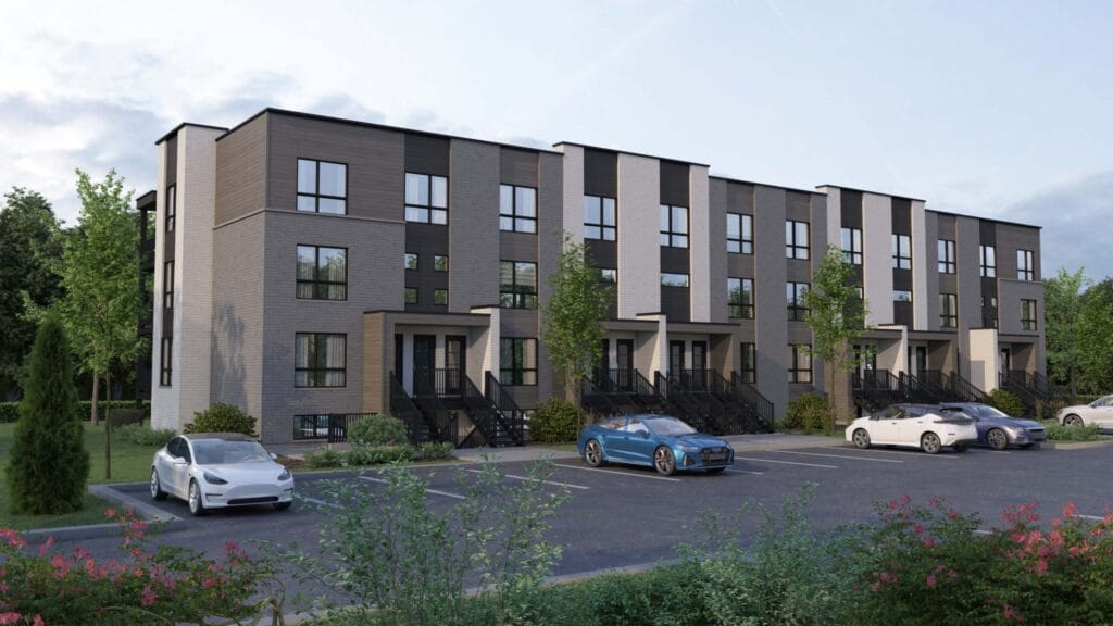 Immeuble des Appartements Desrosiers et son stationnement, à Gatineau