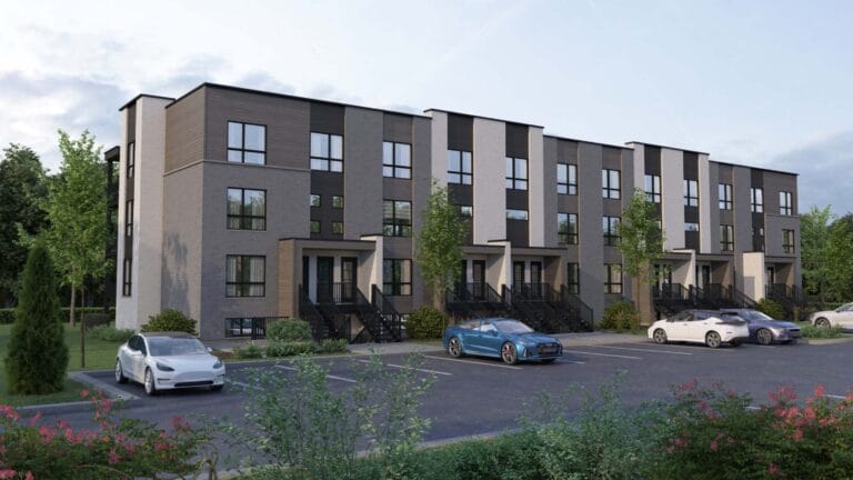 Immeuble des Appartements Desrosiers et son stationnement, à Gatineau