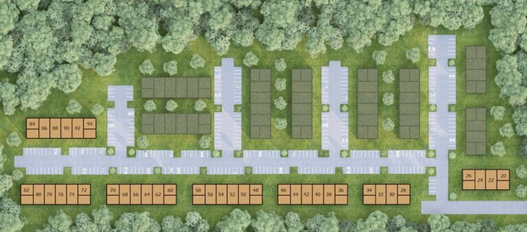 Plan d'implantation des Appartements Desrosiers, à Gatineau