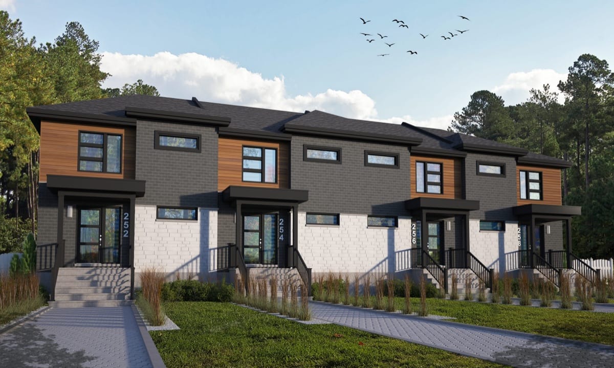 Maisons en rangée du Plateau de la Capitale, phase 52, à Hull
