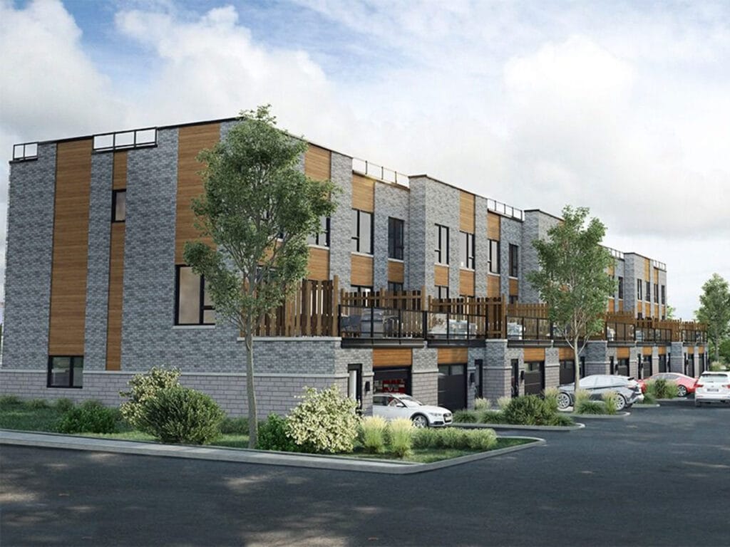 Urbania townhomes built by Solico